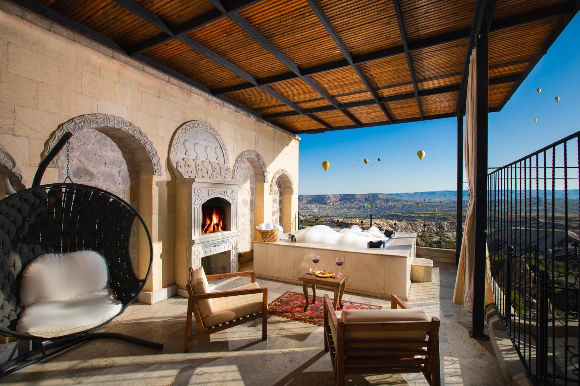 Simera In Cappadocia - Special Class - Best View Rooftop Учгісар Екстер'єр фото
