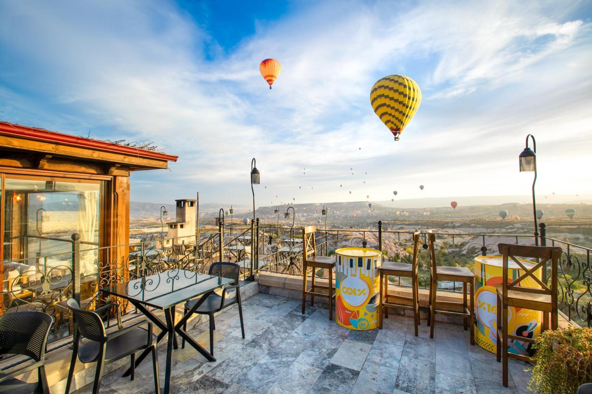 Готель Simera In Cappadocia - Special Class - Best View Rooftop Учгісар Екстер'єр фото