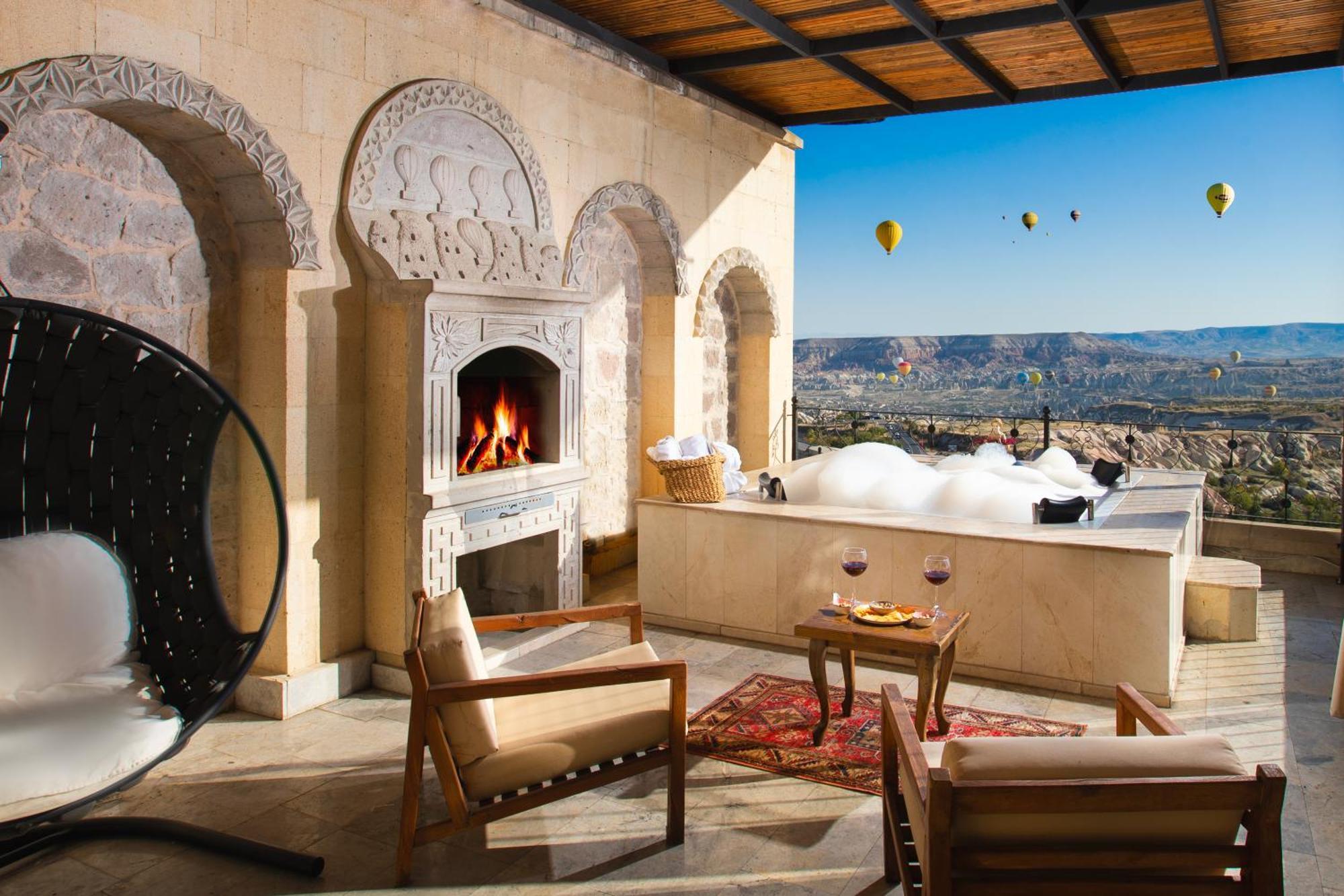 Simera In Cappadocia - Special Class - Best View Rooftop Учгісар Екстер'єр фото