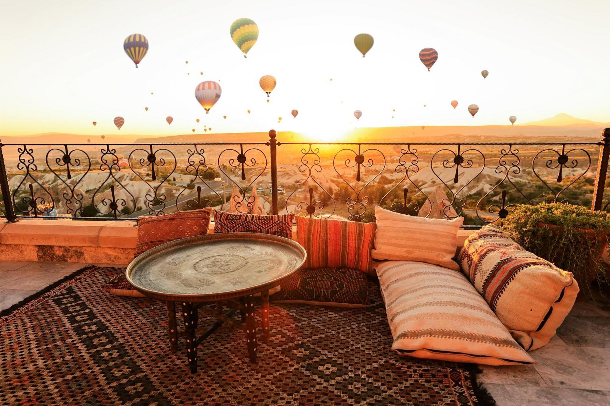 Готель Simera In Cappadocia - Special Class - Best View Rooftop Учгісар Екстер'єр фото